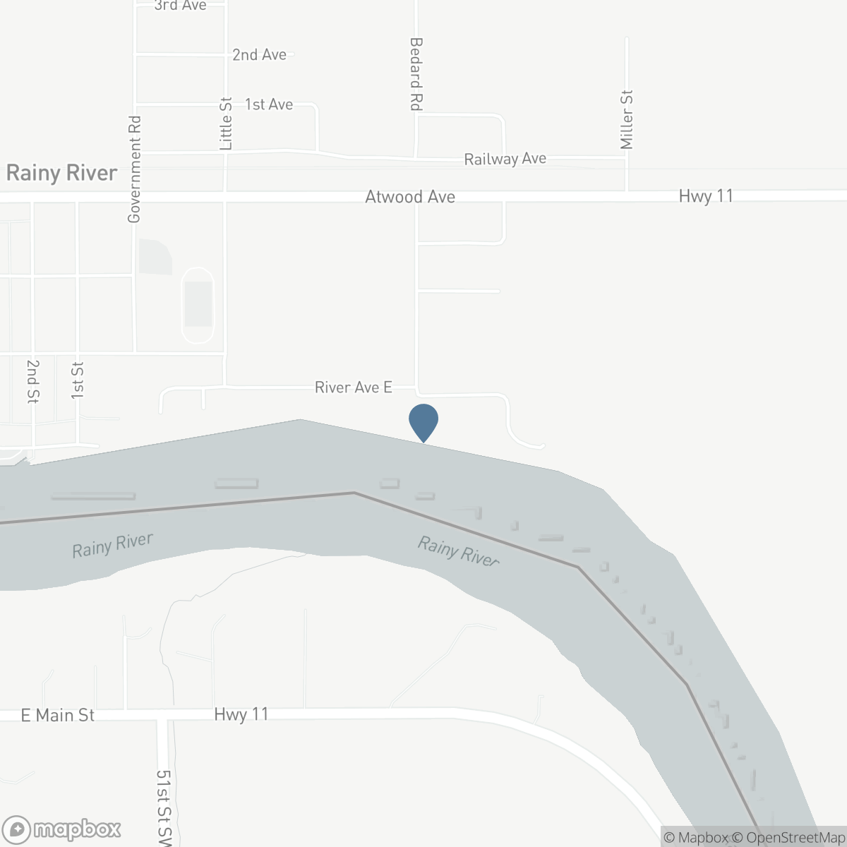 702 RIVER AVENUE E, Rainy River, Ontario P0W 1L0